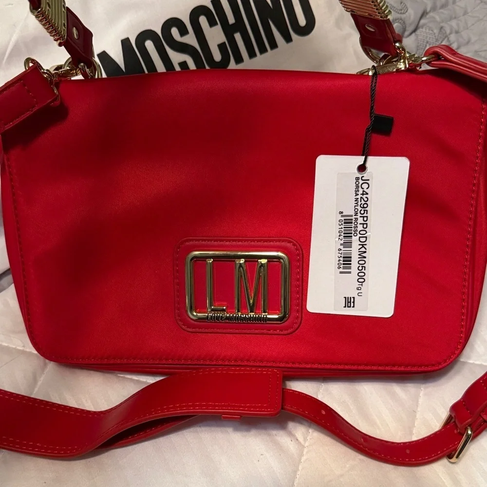 Love Moschino Convertible Nylon Bag with Dust bag